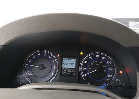 2013 Infiniti G37X z USA, uszkodzony, nr VIN JN1CV6AR3DM358810